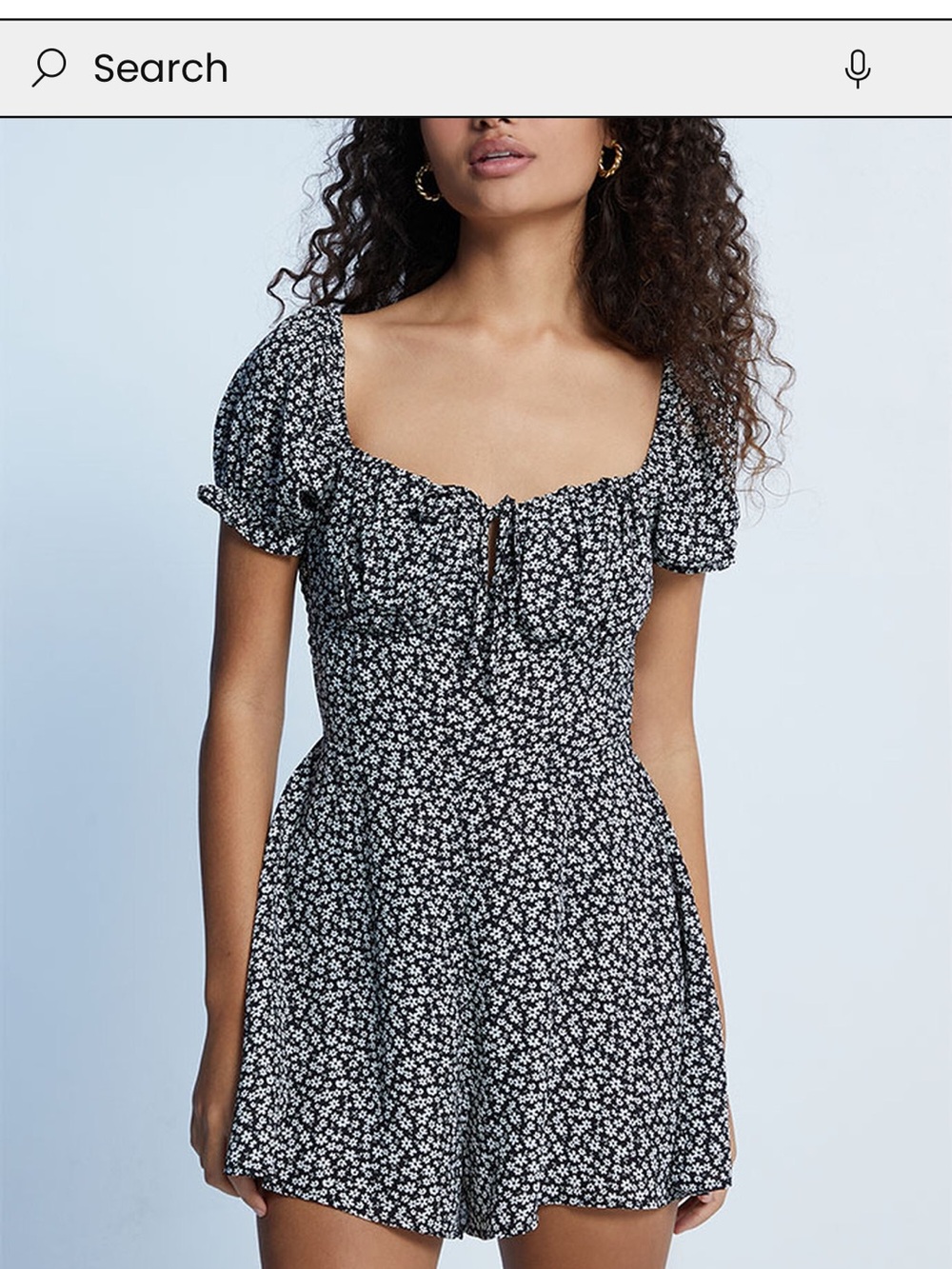 BNWT PacSun LA Hearts Front Tie Mini Dress